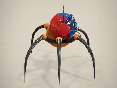 Spider Robot 3D model order