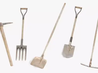 -Garden Tools- 3D model