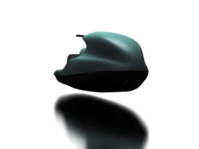PWC motorcycle Low-poly 3D model