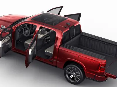 RAM 1500 2025 Tungsten 3D model purchase