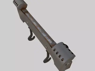 J-Hook Low-poly 3D model