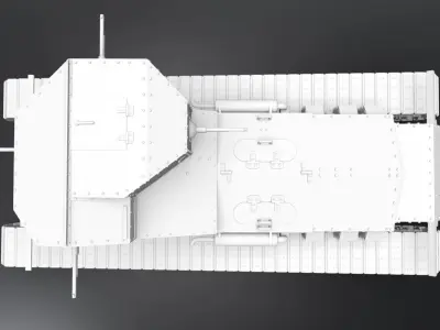 Mark A Whippet Scale model   3D print model