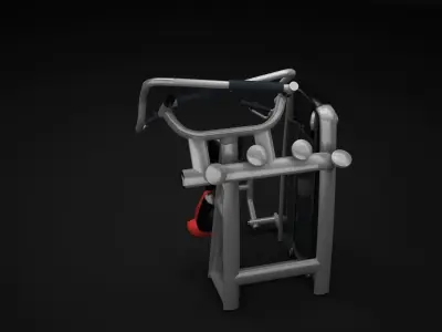 Chest Incline Machine 3D model