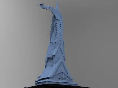 Viking big house 9 3D model