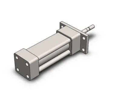 Hydraulic Cylinder Cilindro Hidraulico Pneumatik Jic diam16x50mm 3D model