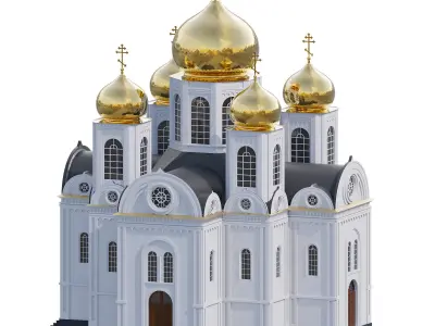 Church 3D model purchase