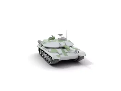 Urban Camouflage Tank model pack Low-poly 3D model