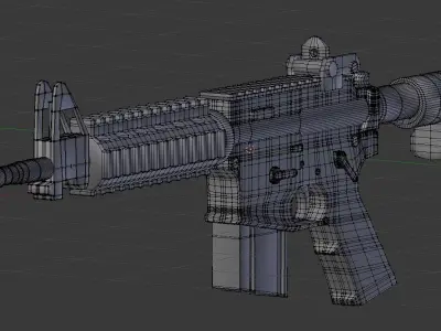 Colt M4A1 Free low-poly 3D model