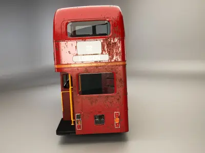 Aged Routemaster Classic London Bus  purchase 3D model