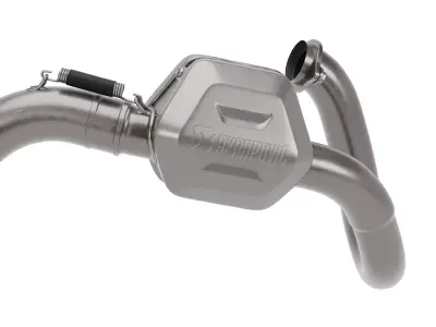 Dirtbike Akrapovic Exhaust 3D model