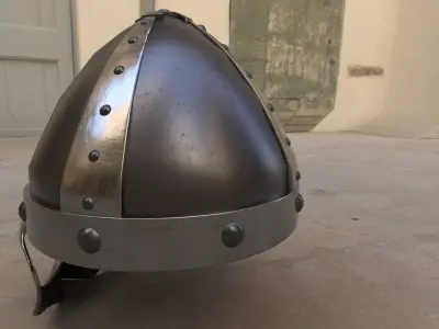 Viking Helmet Medevil Knight Helmet 3D model