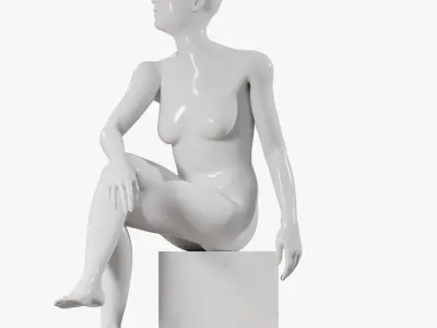  Female mannequin pose 8 PBR 