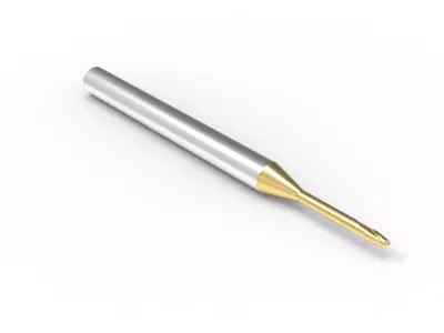 micro ball milling cutter 3D model