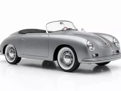 Classic Silver Convertible 3D model