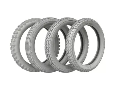 Wheels for motorcycle 3D print model