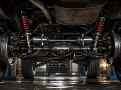 Realistic Car Suspension Axle System 3D model