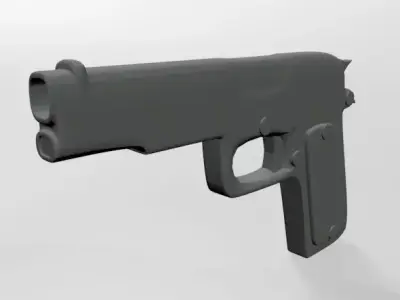 Gun 02 3D model