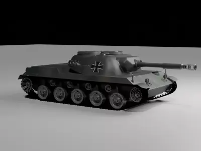 Light Tank Spahpanzer Ru 251 Rheinmetall Free low-poly 3D model