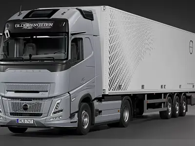 2025 Volvo FH Aero Diesel Globetrotter XL 3D model