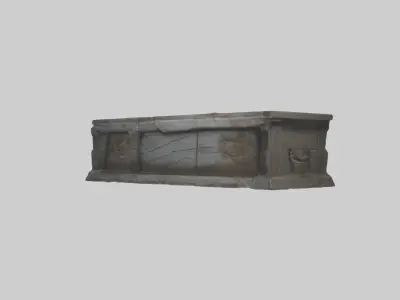 Batteredcoffin Model 1 Low-poly 3D model