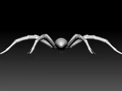 Fishing Spider Low-poly 3D model