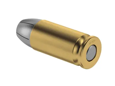 Bullet 44 ACP 3D model