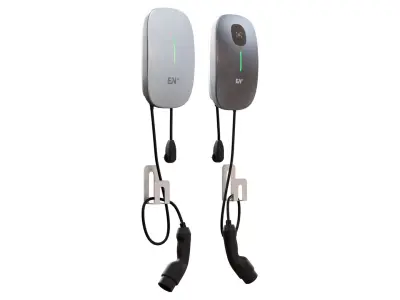 Silk Rect Wallbox Charger 3D model