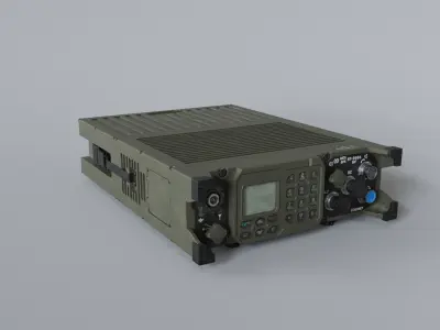 Military Radio - SubD Asset for Films and Games 3D model