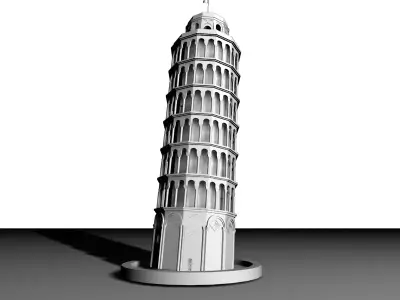 Leaning Tower of Pisa 3D model purchase