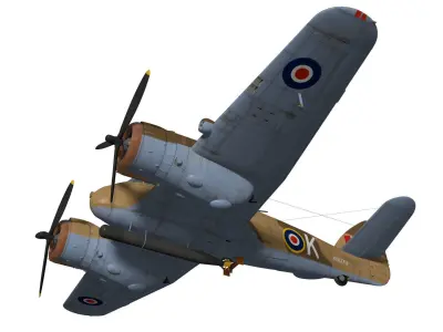 Bristol Beaufighter  MKVIC 3D model purchase