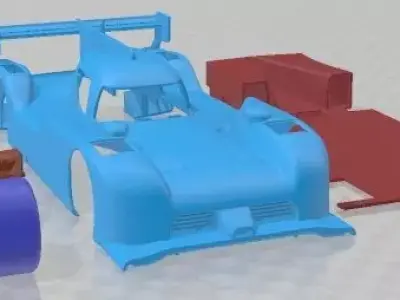 Nissan GT-R LM Nismo Race 2015 Printable Car 3D print model