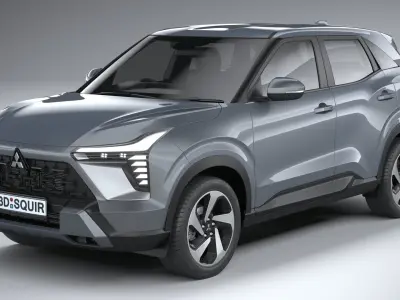 Mitsubishi Xforce 2024 3D model purchase