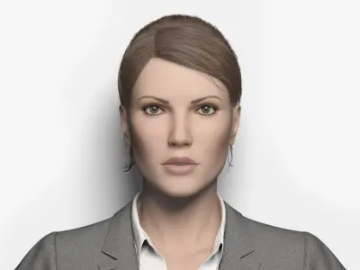 Realistic Woman 3D model purchase 3D model