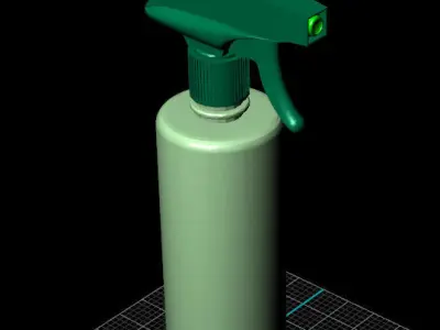 3D Model of the Spray Low-poly 3D model