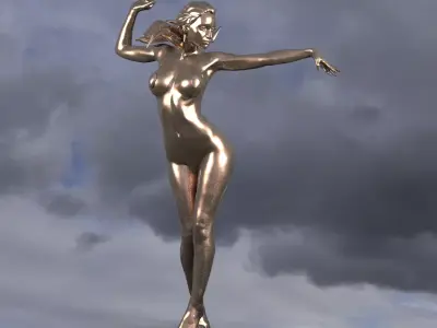 Four Elements Wind Sculpture 1 3D model