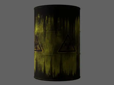 The rusty barrel  3D model