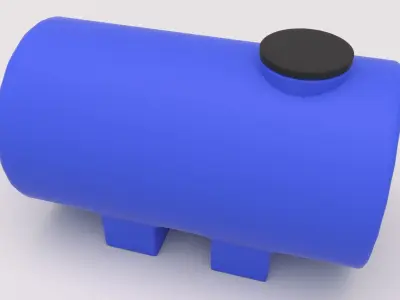 Water Storage Tank 01 3D model