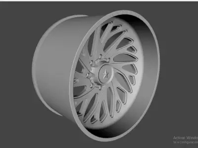 WHEEL BASED on  AMERICAN FORCE CKH49 JOLT CC 3D model