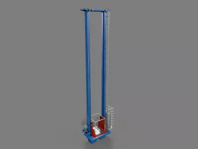 Stacker Crane Low-poly 3D model purchase