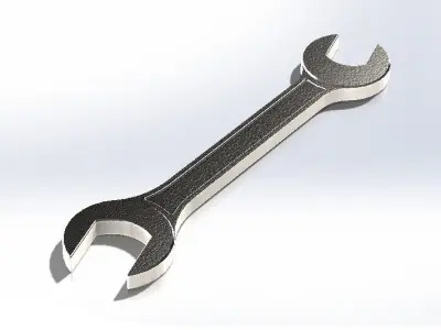 Wrench 3D model 2