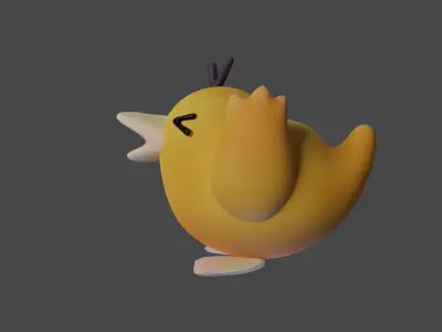 Bird Game Model 15 Low-poly 3D model