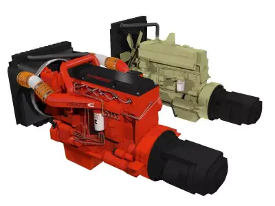 Diesel Engines 3D model