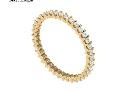 Wedding Ring  3D print model 124