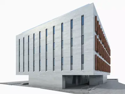 Office Building 05  Low-poly 3D model