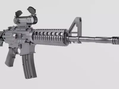 Assault Rifle M4 3D model