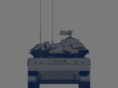 M551 Tank 3D model