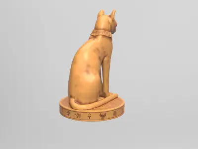 Egyptian Cat 3D print model