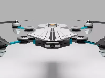 Drone Quadrocopter 3D model