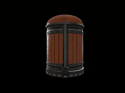  PBR SCI -FI Cistern Low-poly 3D model