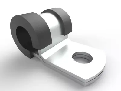 Cable Clamp M5 Low-poly 3D model